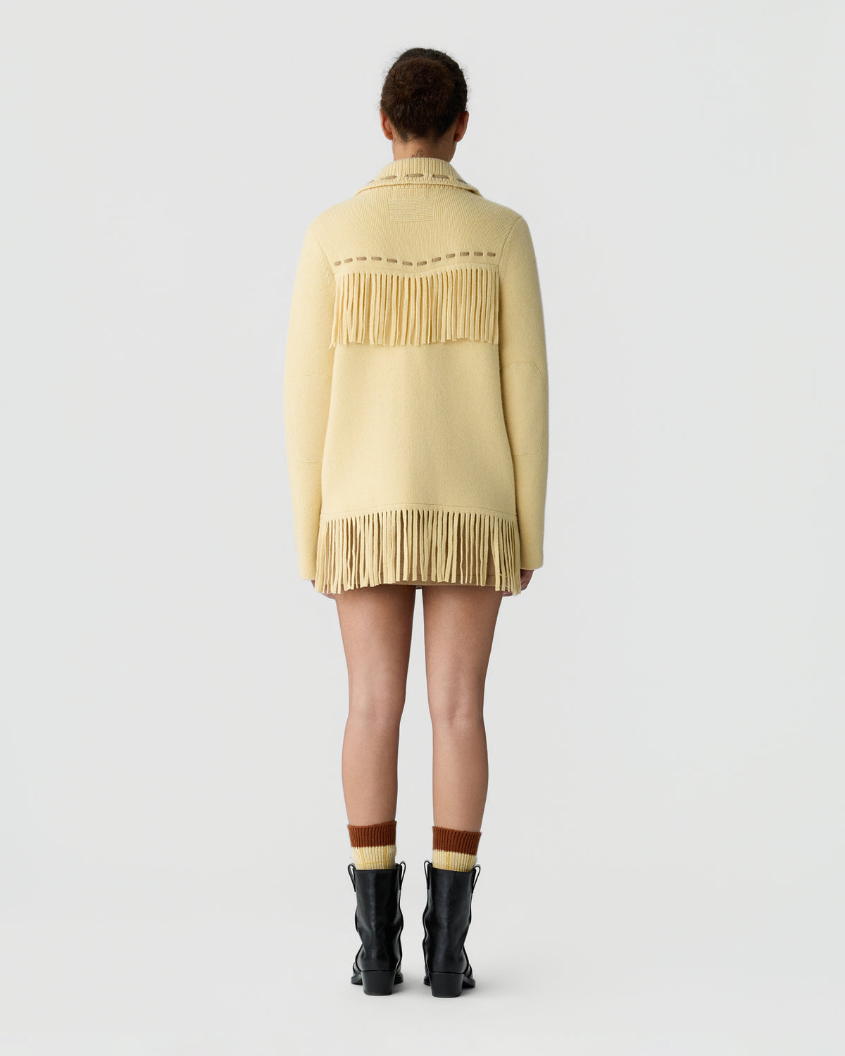 Western Fringe Jacket - Butter