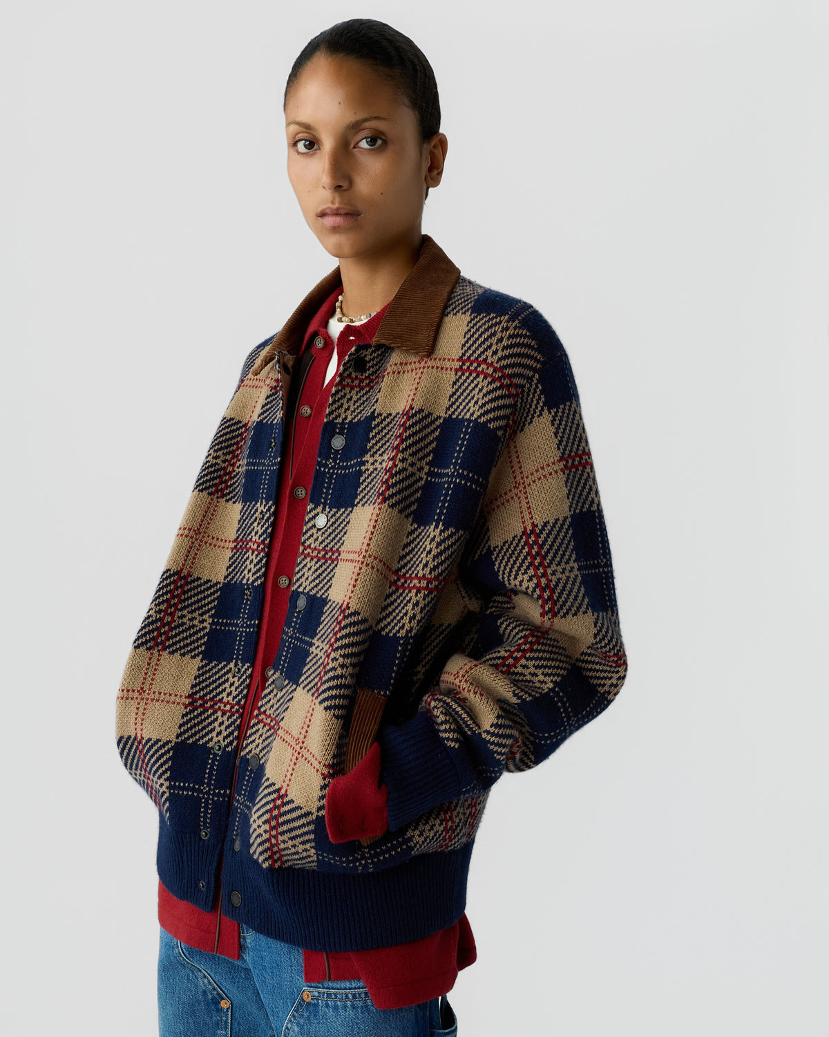 Tartan Bomber - Camel Combo