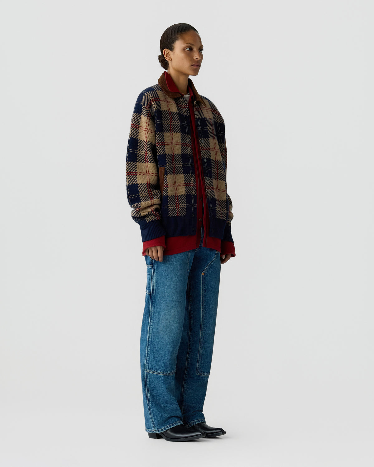 Tartan Bomber - Camel Combo