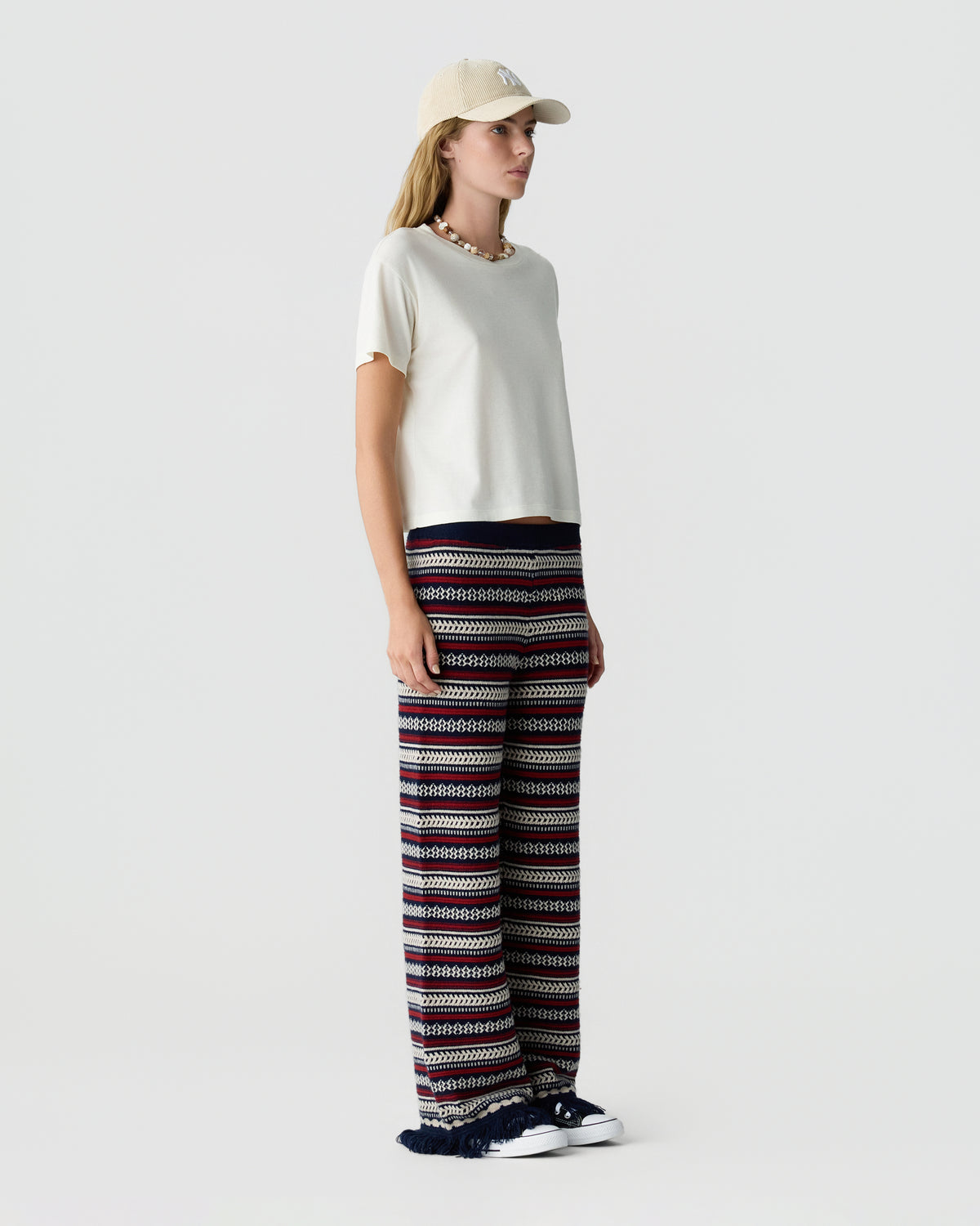 Western Stripe Pant - Midnight Combo