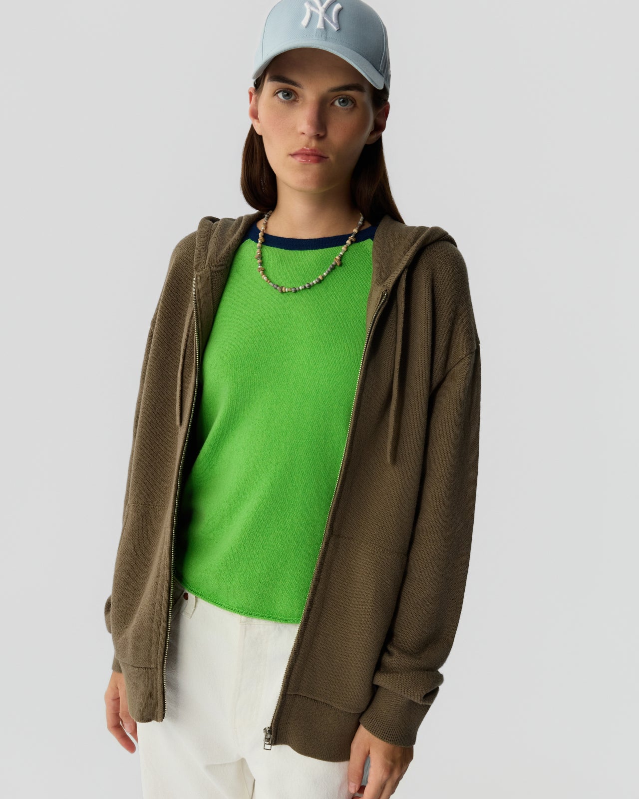 Zip Hoodie - Cypress – Guest In Residence