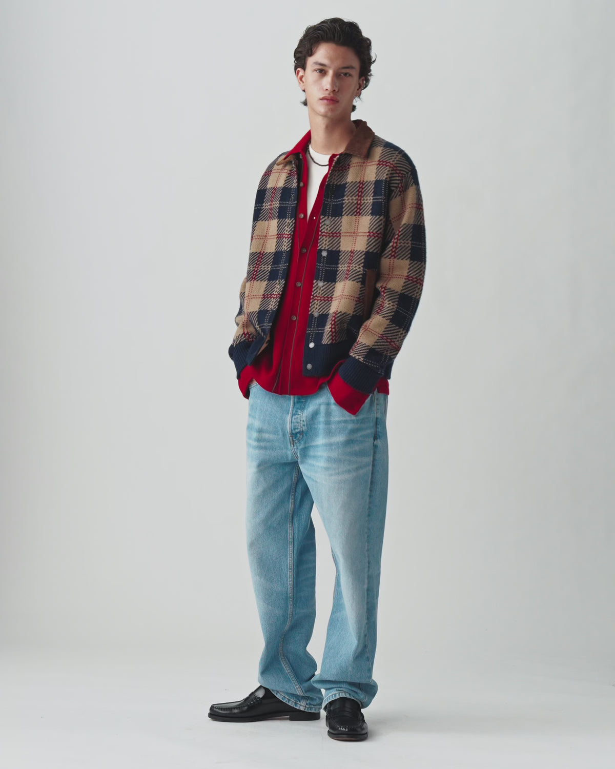 Tartan Bomber - Camel Combo