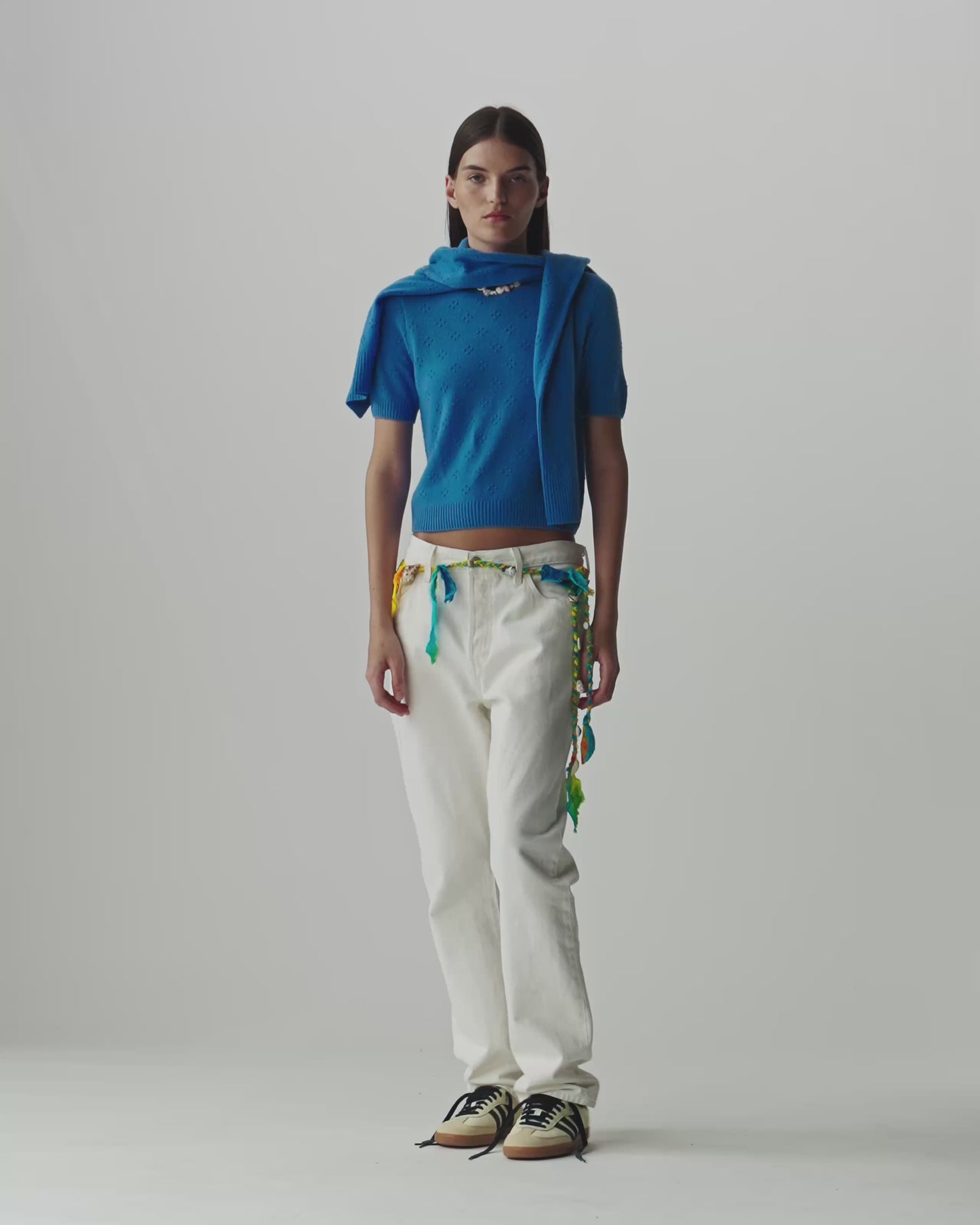 Compass Sweater Tee - Sail