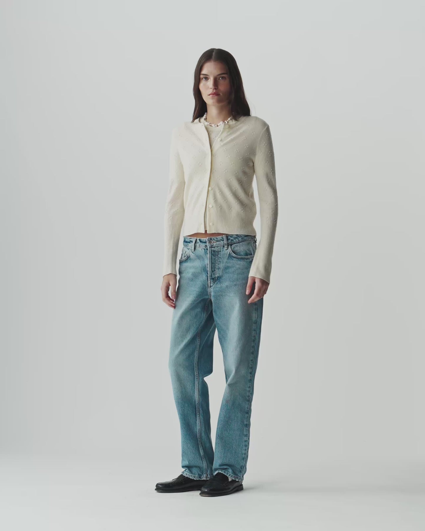 Compass Jane Cardigan - Cream