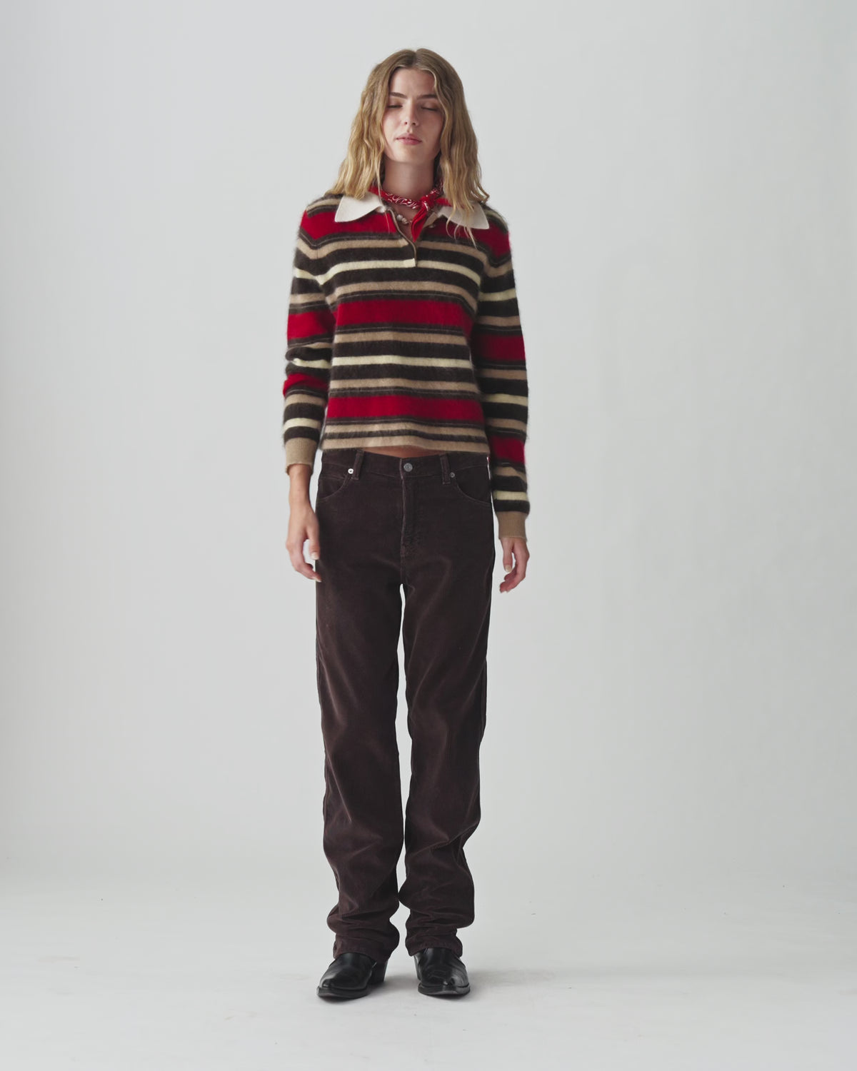 Grizzly Cropped Rugby - Carmine Combo