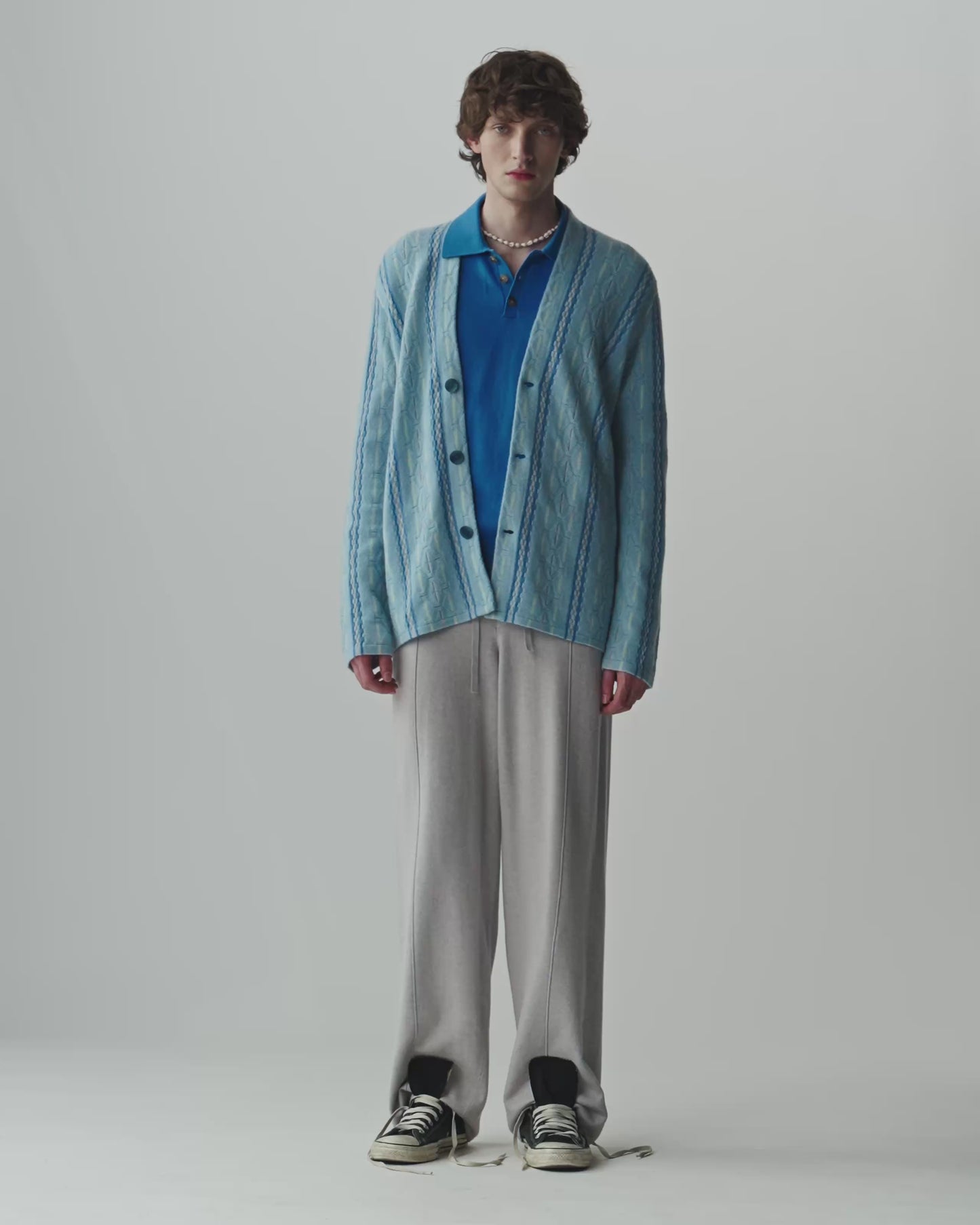 Baja Everywear Cardigan - Clear Sky Combo