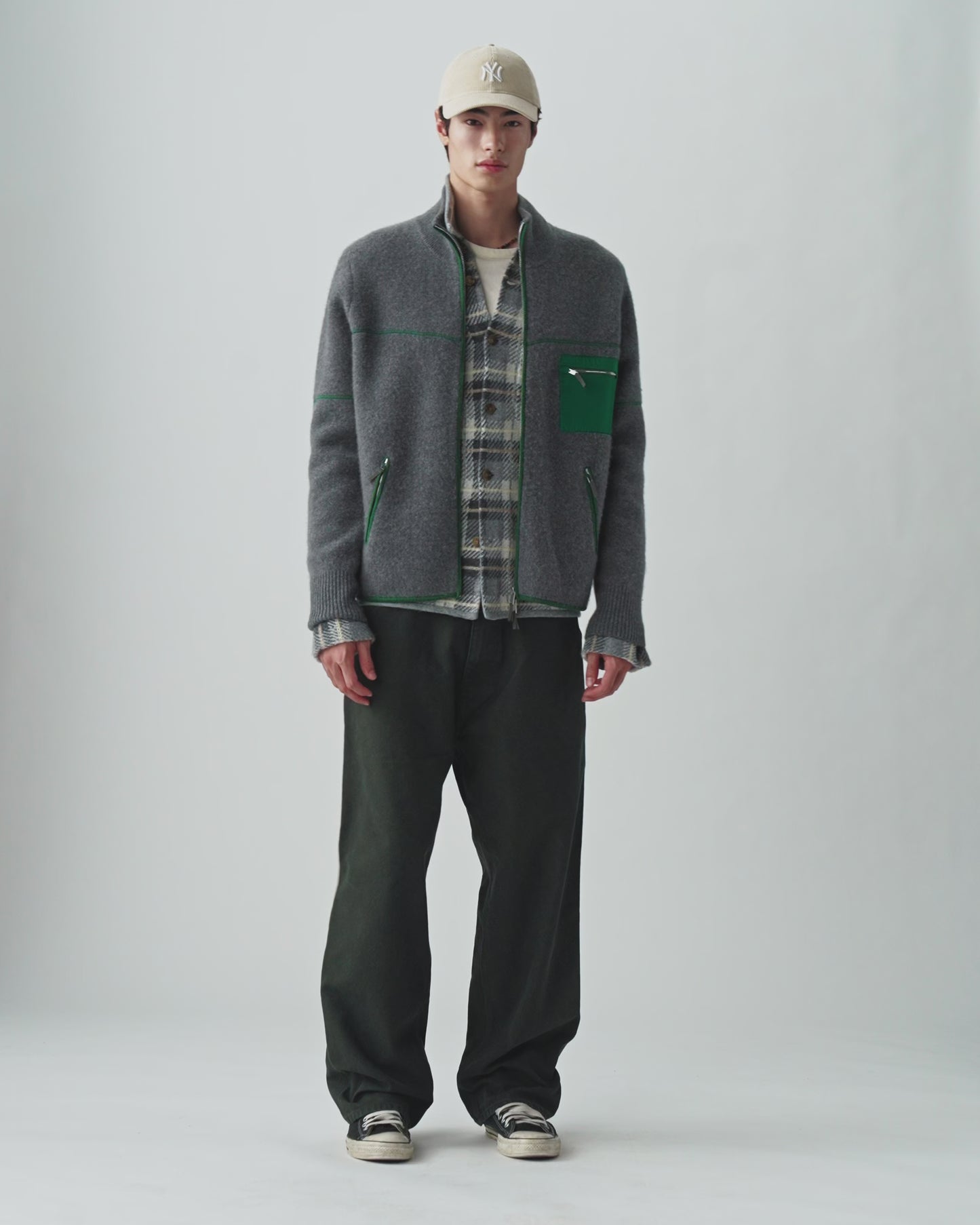 Felted Louis Jacket - Charcoal