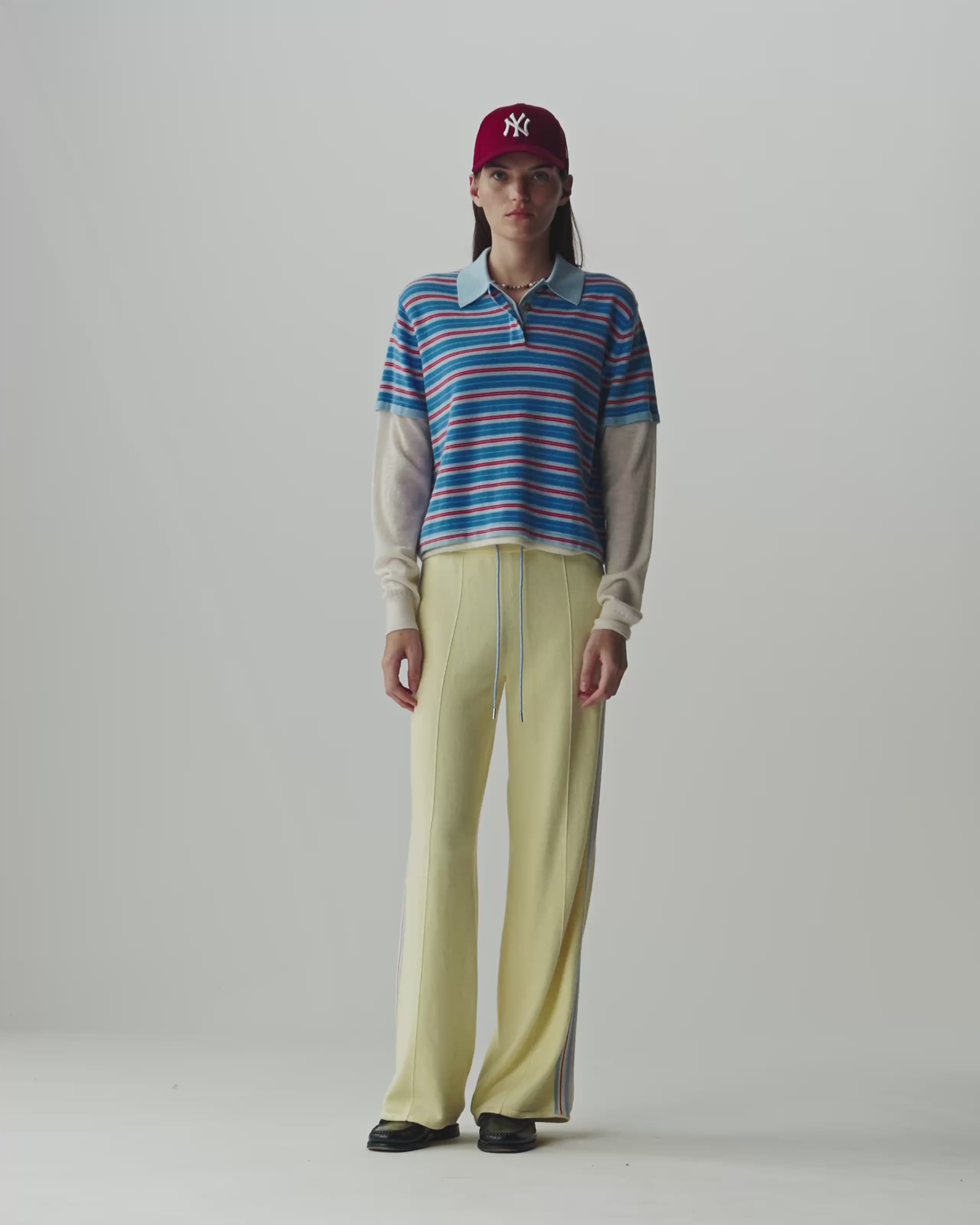 Layered Stripe Rugby - Clear Sky Combo – Guest In Residence
