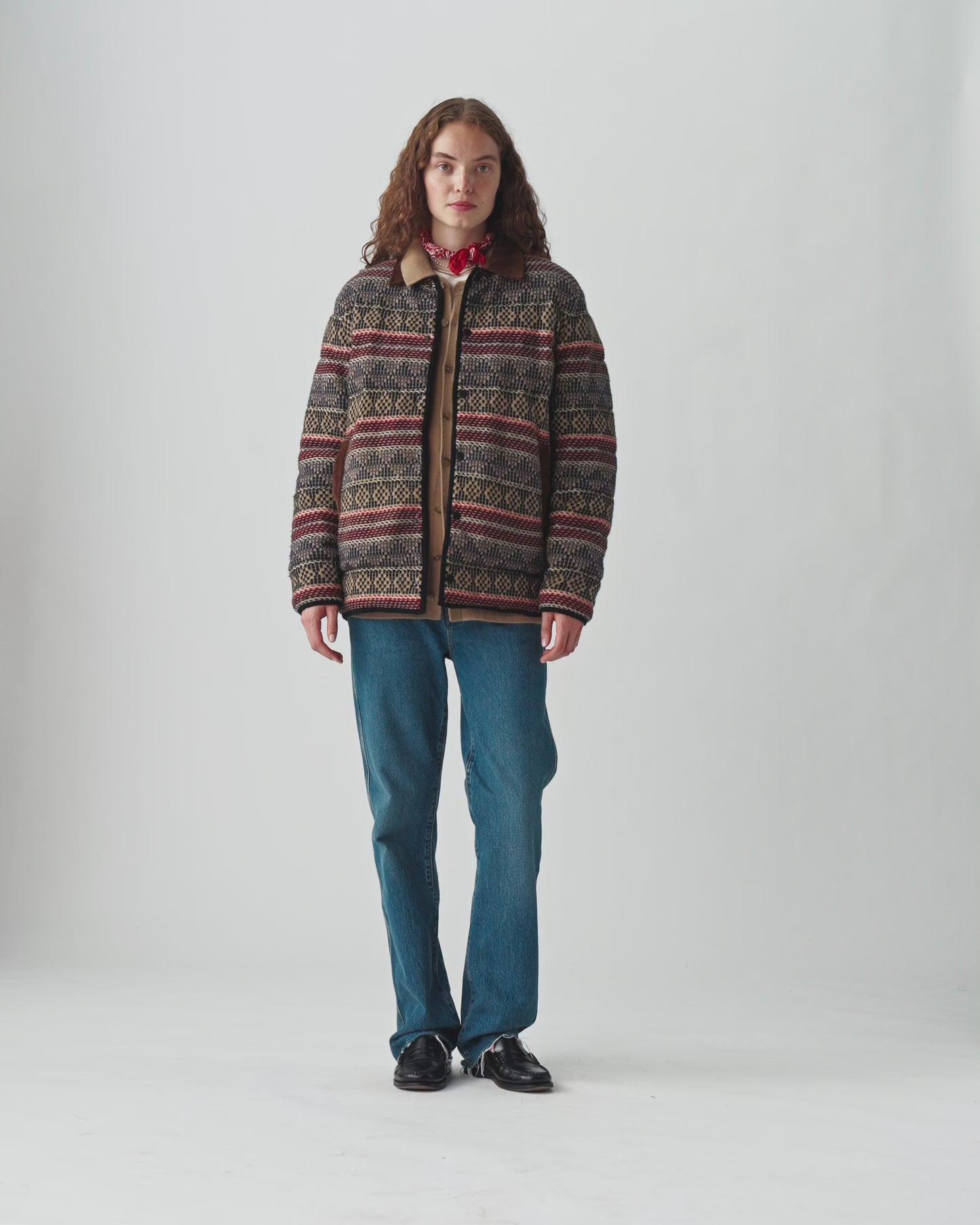 Western Industry Jacket - Carmine Combo
