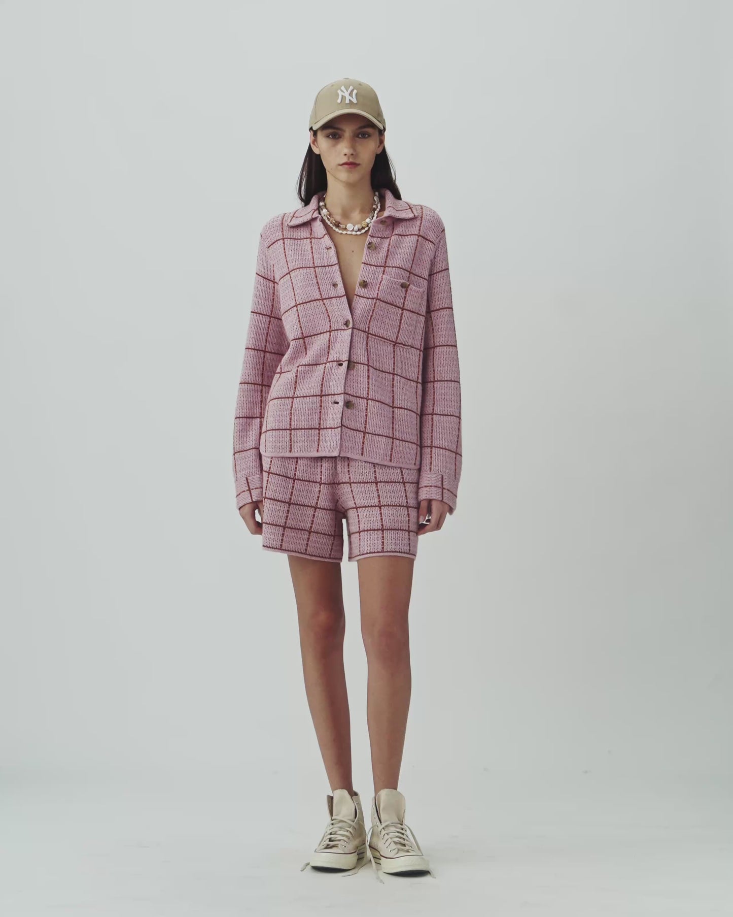 Dylan Plaid Shirt - Sprinkle/Burnt Sienna