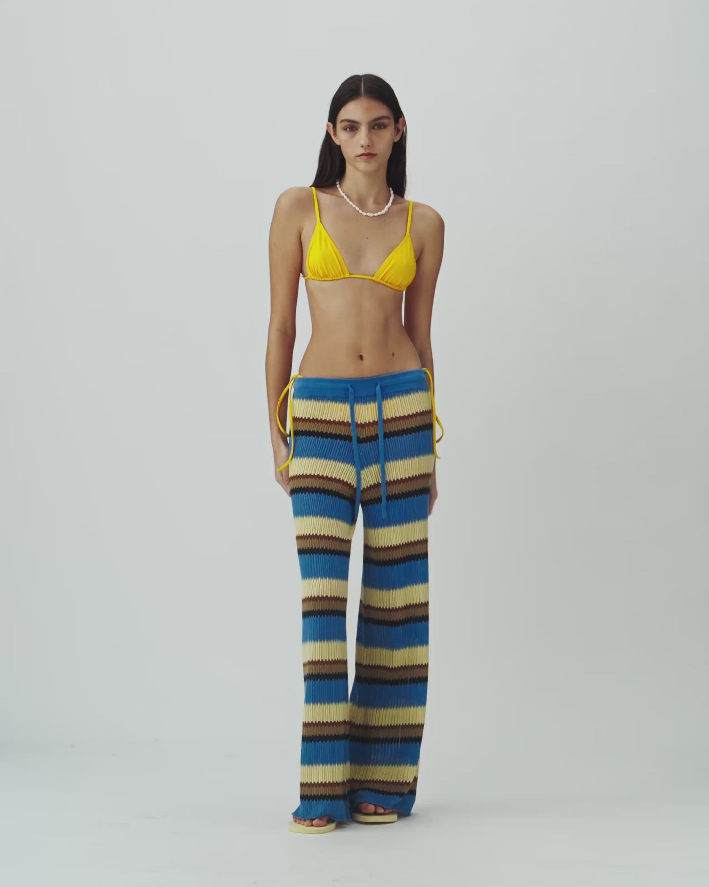 Palazzo Pant - Delft Blue Combo