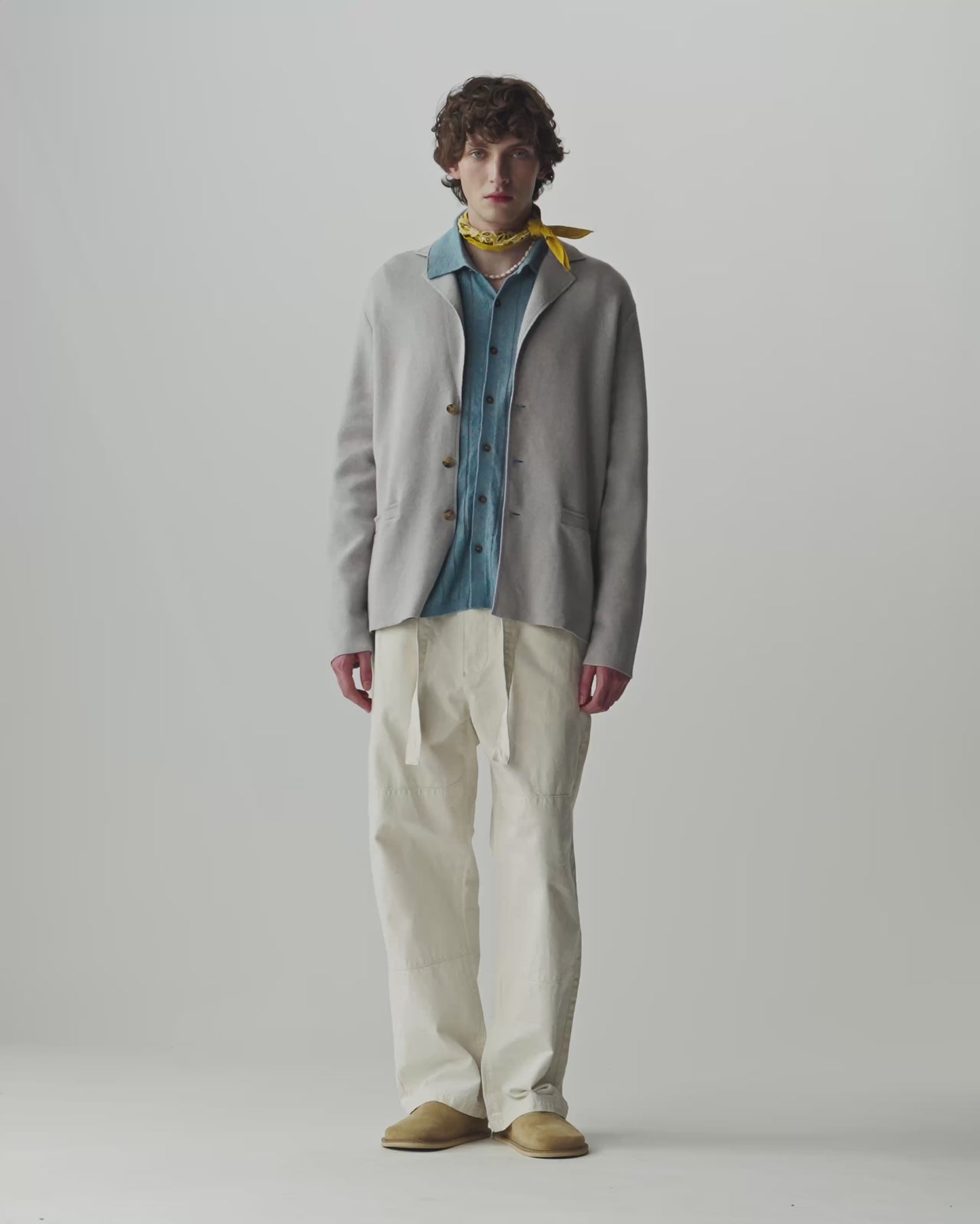 Off Duty Blazer - Stone