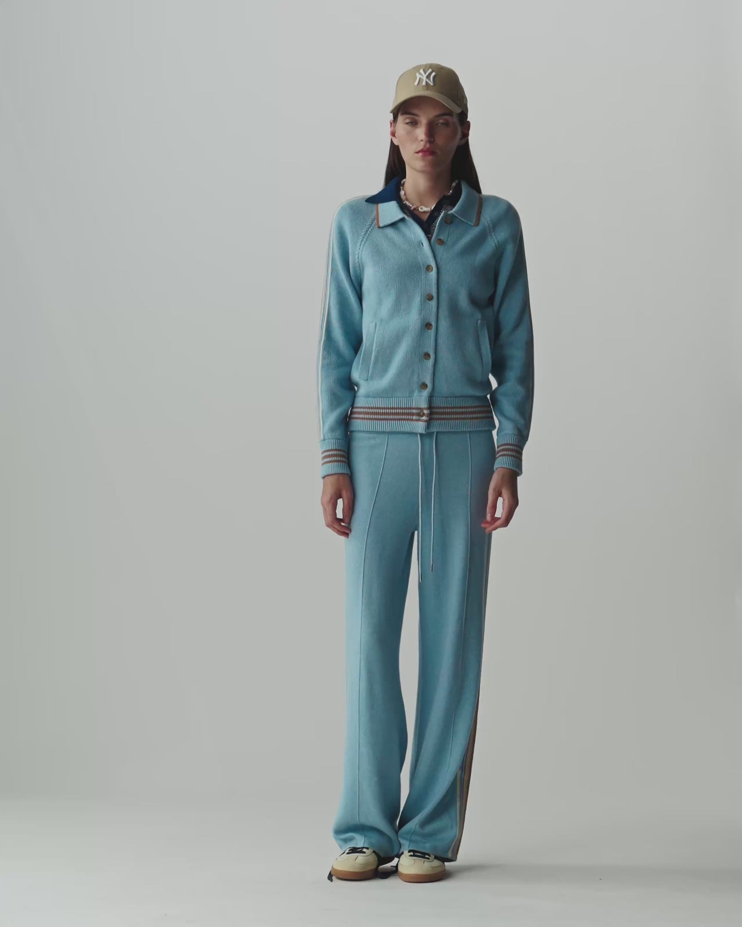 Varsity Jacket - Clear Sky