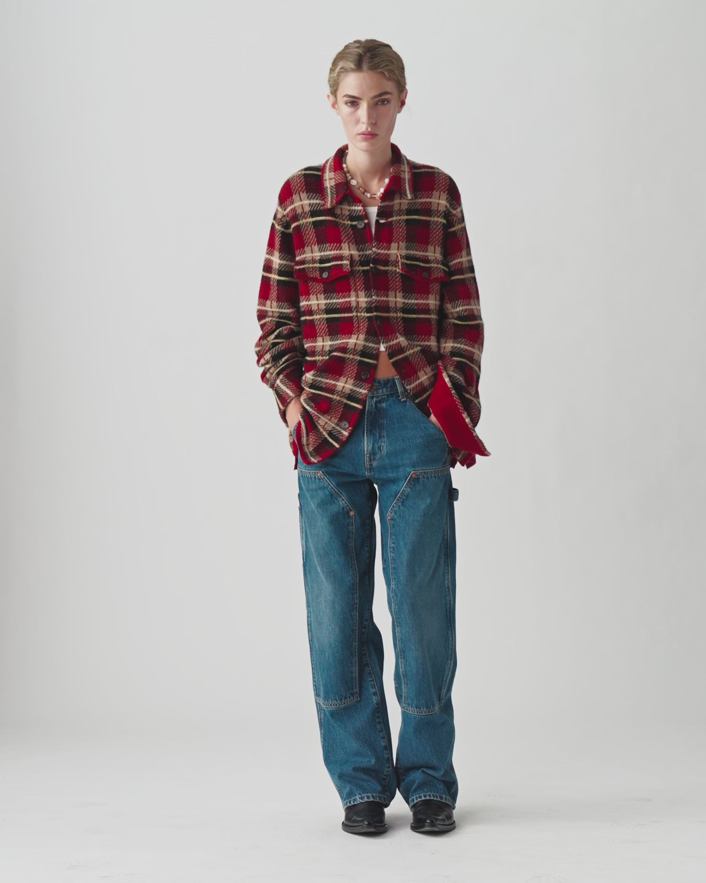 Plaid Work Shirt - Carmine Combo