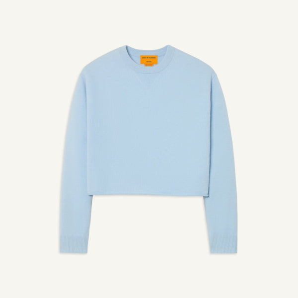 Perfect Crop Sweatshirt - Powder Blue