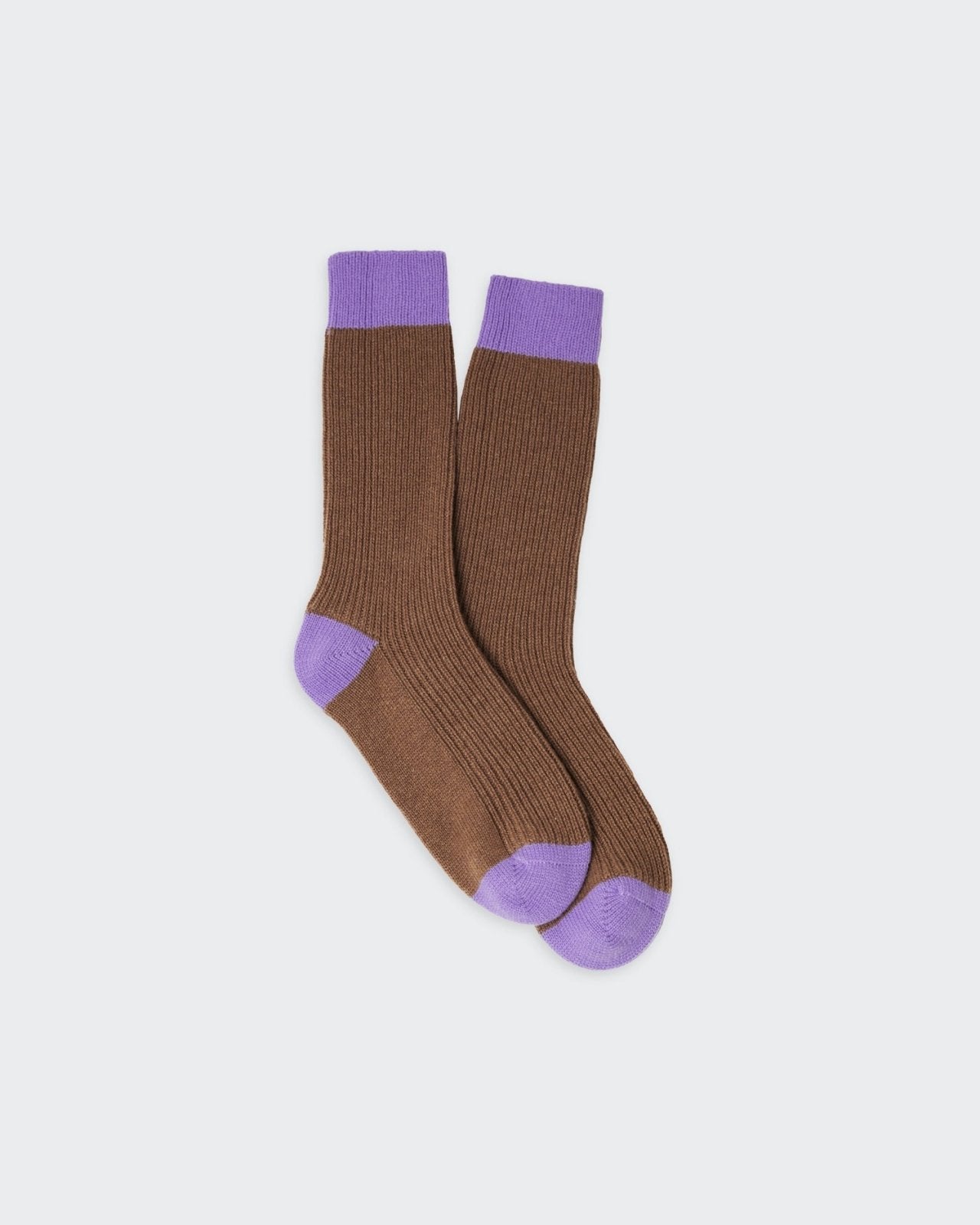 The Soft Socks - Almond/Purple Haze